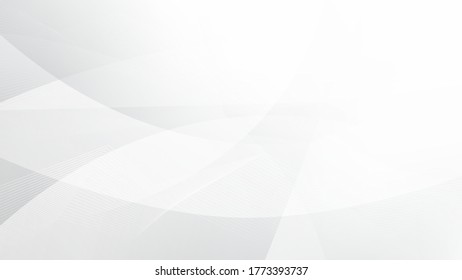 Abstract white and grey color lines background. Pattern geometric style. Space for text. Texture with light and shadow. Digital technology wallpaper used in the corporate. Vector illustration.