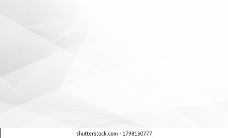 Abstract white and grey color lines background. Pattern geometric style. Space for text. Texture with light and shadow. Digital technology wallpaper used in the corporate. Vector illustration.