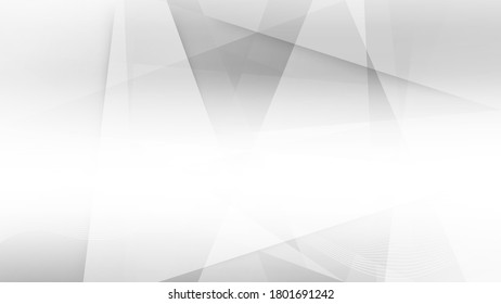 Abstract white and grey color lines background. Pattern geometric style. Space for text. Texture with light and shadow. Digital technology wallpaper used in the corporate. Vector illustration.