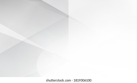 Resumen del fondo de las líneas de color blanco y gris. Estilo geométrico del patrón. Espacio para texto. Textura con luz y sombra. Fondo de pantalla de tecnología digital utilizado en la empresa. Ilustración vectorial.