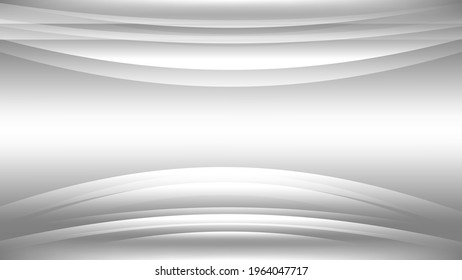 Abstract white and grey color lines background. Pattern geometric style. Space for text. Texture with light and shadow. Digital technology wallpaper used in the corporate. Vector illustration.