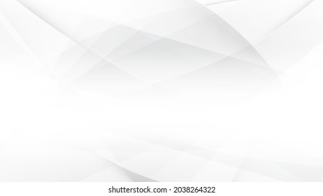 Abstract white and grey color lines background. Pattern geometric style. Space for text. Texture with light and shadow. Digital technology wallpaper used in the corporate. Vector illustration.