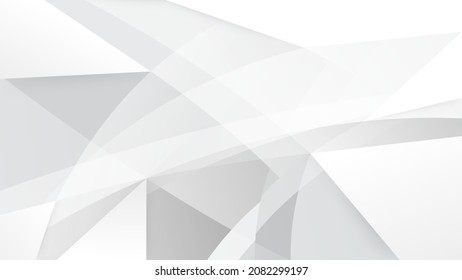 Abstract white and grey color lines background. Pattern geometric style. Space for text. Texture with light and shadow. Digital technology wallpaper used in the corporate. Vector illustration.