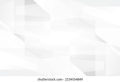 Abstract white and grey color lines background. Pattern geometric style. Space for text. Texture with light and shadow. Digital technology wallpaper used in the corporate. Vector illustration.