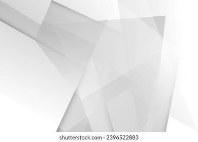 Abstract white and grey color lines background. Pattern geometric style. Space for text. Texture with light and shadow. Digital technology wallpaper used in the corporate. Vector illustration.