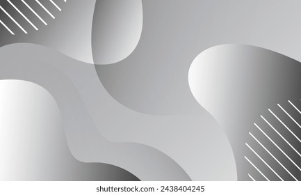 Abstrakter weißer und grauer Designhintergrund. Vektorgrafik