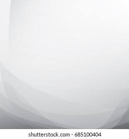 abstract white and grey futuristic technology modern smooth curve vector illustration background