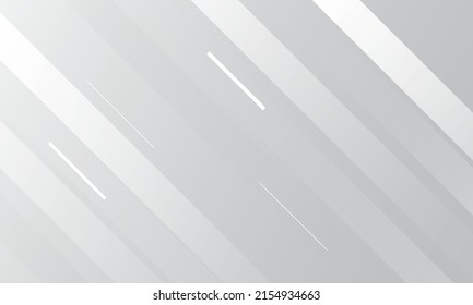 Abstract white and grey geometric background. Vector illustration