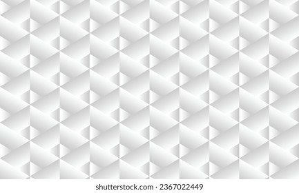 Abstract white and grey geometric background texture for brochure flyer banner template design