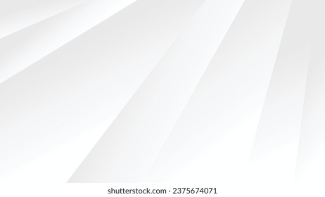 Abstract white and grey geometric background for modern graphic design element