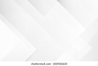 Abstract white and grey geometric shape with digital hi-tech concept background technology. Vector illustration