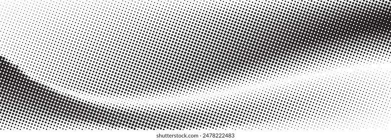 Abstract white and grey gradient circle background with halftone dots decoration.	eps10