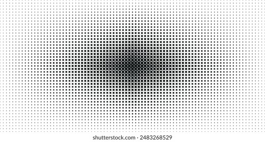 Abstract white and grey gradient circle background with halftone dots decoration.	