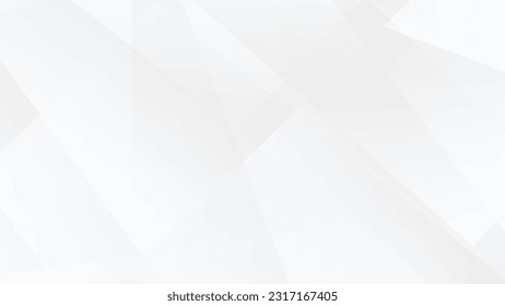 Abstract white and grey gradient color with modern geometric background for graphic design element