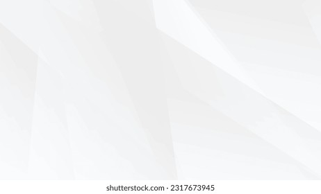 Color de gradiente blanco y gris abstracto con fondo geométrico moderno para el elemento de diseño gráfico