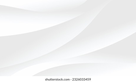 Abstract white and grey gradient color with modern geometric background for graphic design element