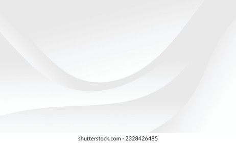 Abstract white and grey gradient color with modern geometric background for graphic design element