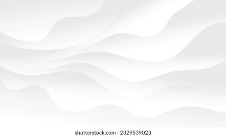 Abstract white and grey gradient color with modern geometric background for graphic design element