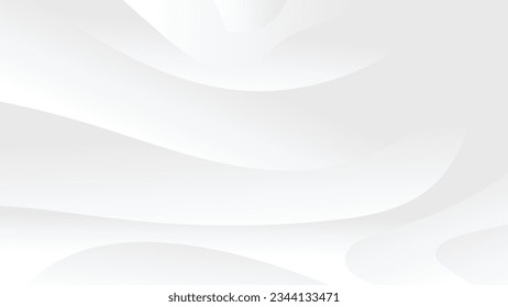Abstract white and grey gradient color with modern geometric background for graphic design element

