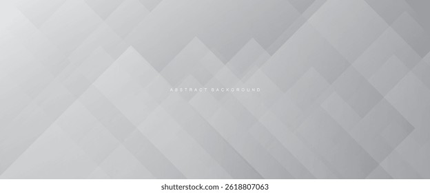 Abstrato branco e cinza cor gradiente com fundo geométrico moderno para elemento de design gráfico