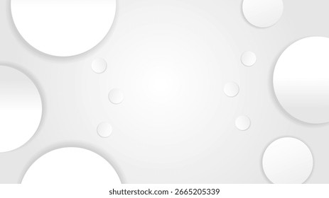 Abstract white and grey gradient color with modern geometric background
