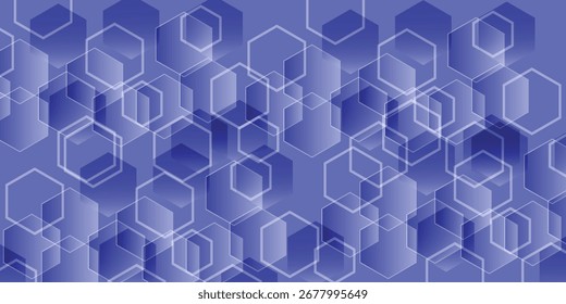 Abstract white and grey hexagons background. modern Vector illustration eps 10