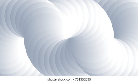 abstract white and grey  light background, swirls texture. Vector illustration.
