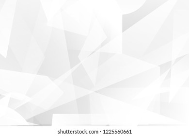 Abstract white and grey on light silver background modern design. Vector illustration EPS 10.