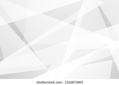 Abstract white and grey on light silver background modern design. Vector illustration EPS 10.