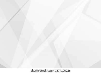 Abstract white and grey on light silver background modern design. Vector illustration EPS 10.