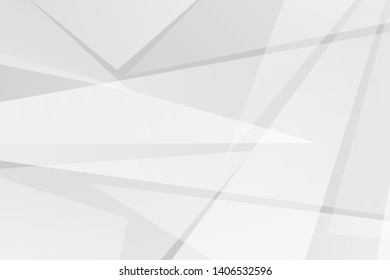 Abstract white and grey on light silver background modern design. Vector illustration EPS 10.