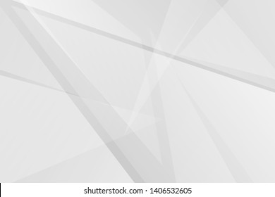Abstract white and grey on light silver background modern design. Vector illustration EPS 10.