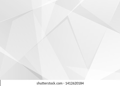 Abstract white and grey on light silver background modern design. Vector illustration EPS 10.