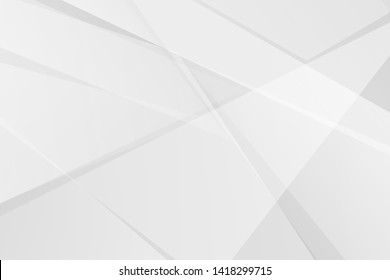 Abstract white and grey on light silver background modern design. Vector illustration EPS 10.