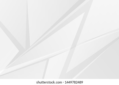Abstract white and grey on light silver background modern design. Vector illustration EPS 10.