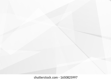 Abstract white and grey on light silver background modern design. Vector illustration EPS 10.