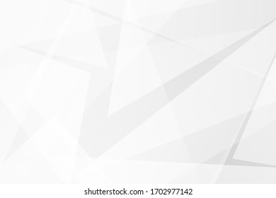 Abstraktes Weiß und Grau auf hellsilbernem Hintergrund, modernes Design. Vektorgrafik EPS10.