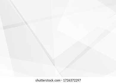 Resumen de diseño moderno en blanco y gris sobre fondo plateado claro. Ilustración del vector EPS 10.