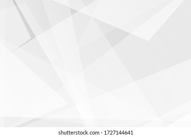 Resumen de diseño moderno en blanco y gris sobre fondo plateado claro. Ilustración del vector EPS 10.