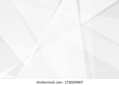 Resumen de diseño moderno en blanco y gris sobre fondo plateado claro. Ilustración del vector EPS 10.