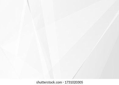 Resumen de diseño moderno en blanco y gris sobre fondo plateado claro. Ilustración del vector EPS 10.