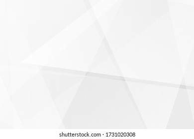 Resumen de diseño moderno en blanco y gris sobre fondo plateado claro. Ilustración del vector EPS 10.