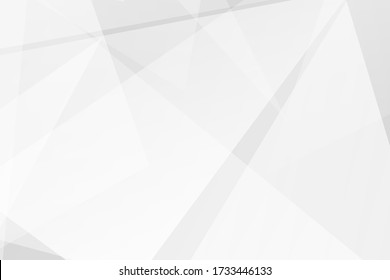 Resumen de diseño moderno en blanco y gris sobre fondo plateado claro. Ilustración del vector EPS 10.