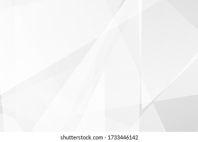 Resumen de diseño moderno en blanco y gris sobre fondo plateado claro. Ilustración del vector EPS 10.