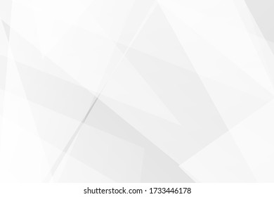 Resumen de diseño moderno en blanco y gris sobre fondo plateado claro. Ilustración del vector EPS 10.
