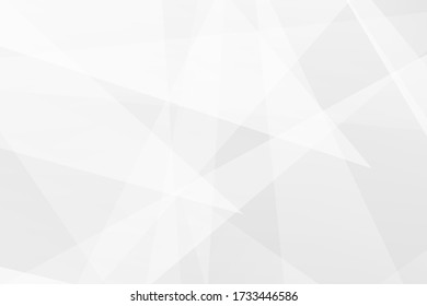 Resumen de diseño moderno en blanco y gris sobre fondo plateado claro. Ilustración del vector EPS 10.