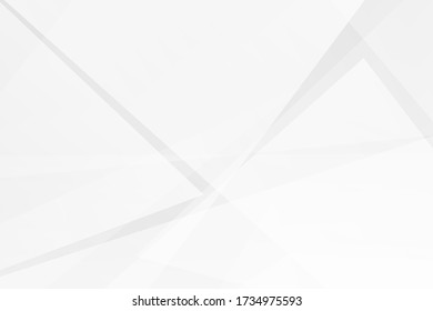 Resumen de diseño moderno en blanco y gris sobre fondo plateado claro. Ilustración del vector EPS 10.