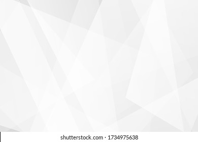 Resumen de diseño moderno en blanco y gris sobre fondo plateado claro. Ilustración del vector EPS 10.