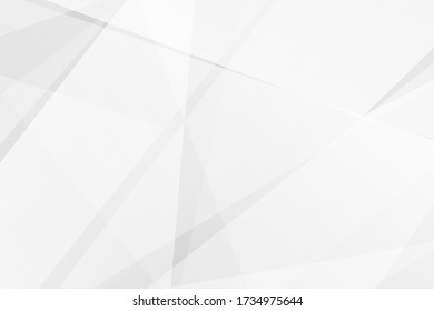 Resumen de diseño moderno en blanco y gris sobre fondo plateado claro. Ilustración del vector EPS 10.