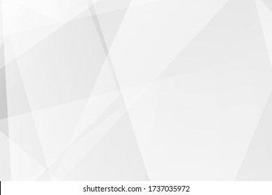Resumen de diseño moderno en blanco y gris sobre fondo plateado claro. Ilustración del vector EPS 10.